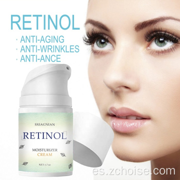 Crema de noche de retinol al 2.5% hidrata la crema de retinol para la cara